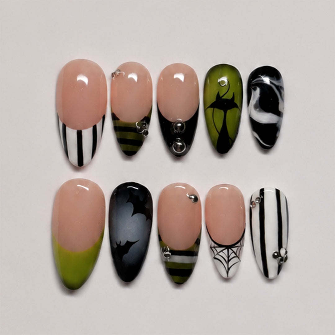 Creative nail art set with Halloween motif Kalsten