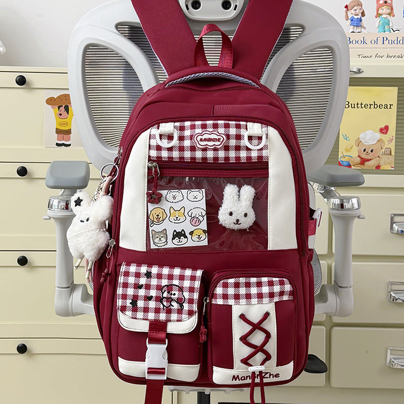 Cute Animal Print School Backpack Kalsten