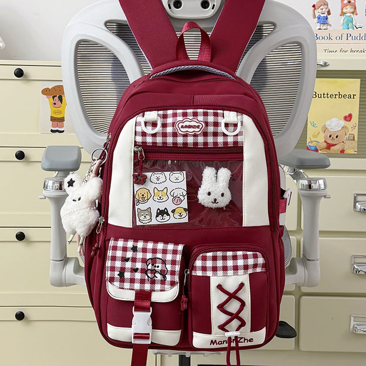 Cute Animal Print School Backpack Kalsten