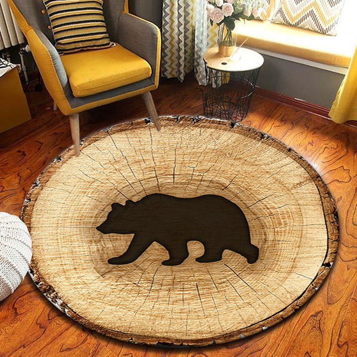 Bear Paw Print Area Rug Kalsten