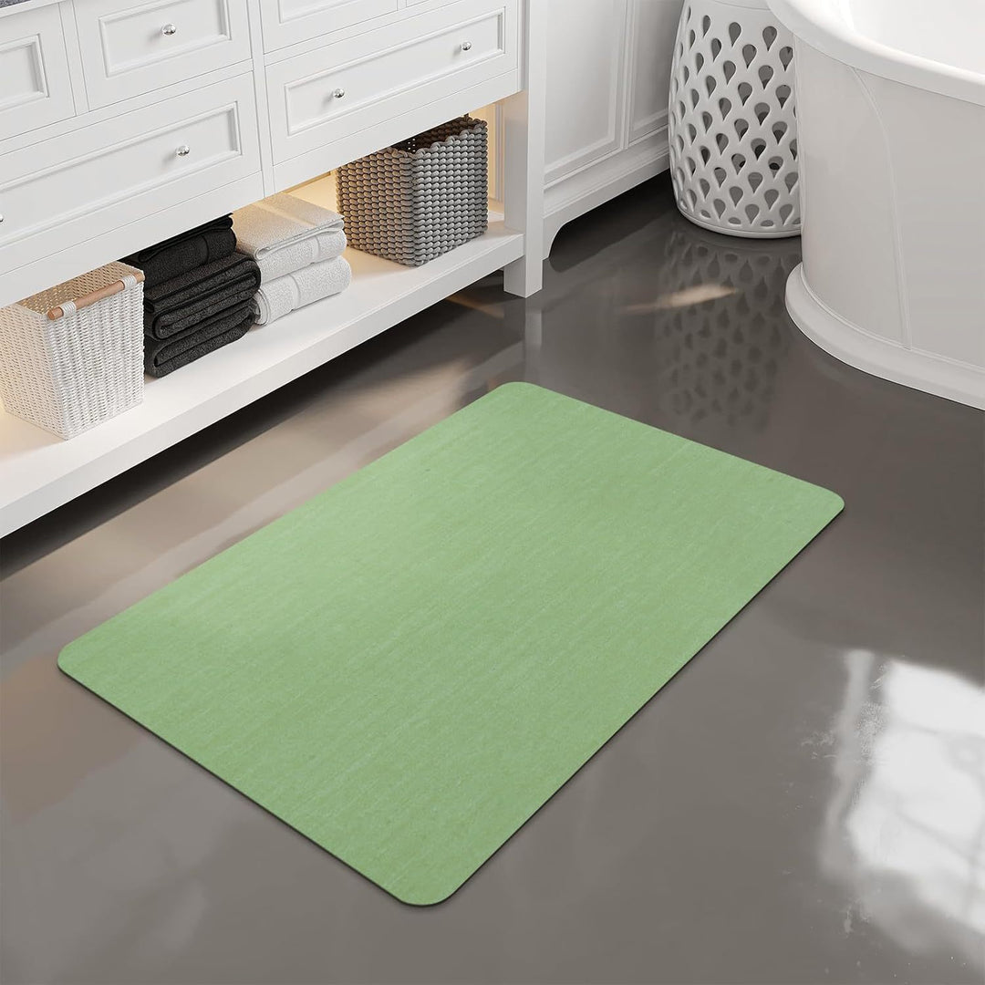 Modern Rectangular Non-Slip Bath Mat Kalsten