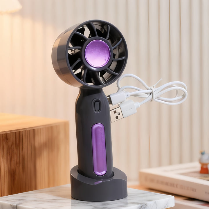 Ladies Portable Hand Fan with USB Charging Port Kalsten