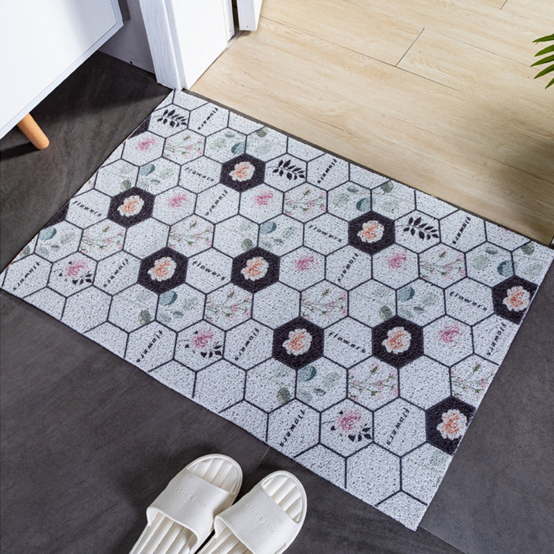 Geometric Patterned Entrance Mat