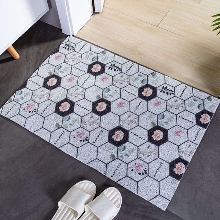 Geometric Patterned Entrance Mat
