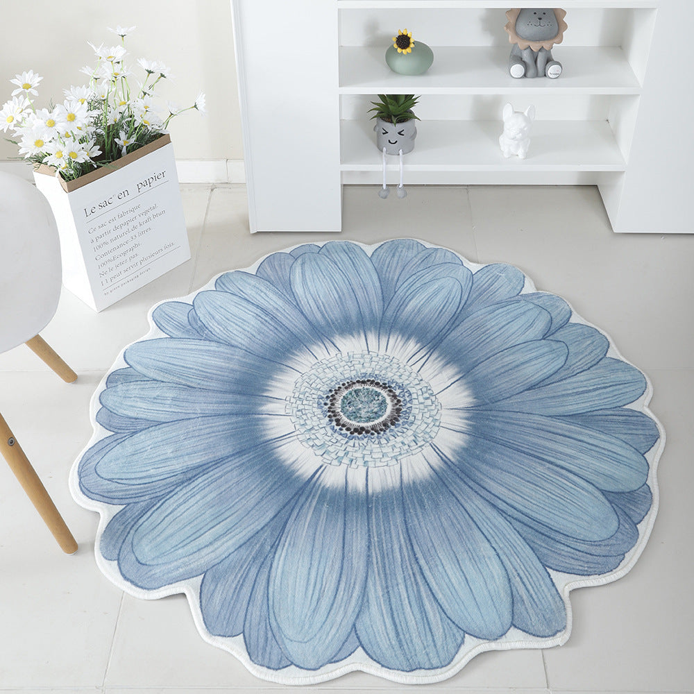 Floral Print Round Area Rug Kalsten