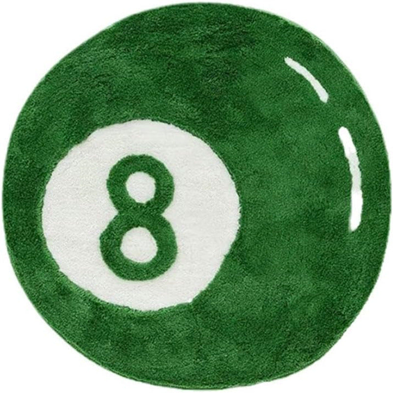 Gaming-Themed Round Plush Area Mat