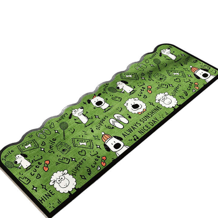 Fun-Themed Kitchen Runner Mat Kalsten