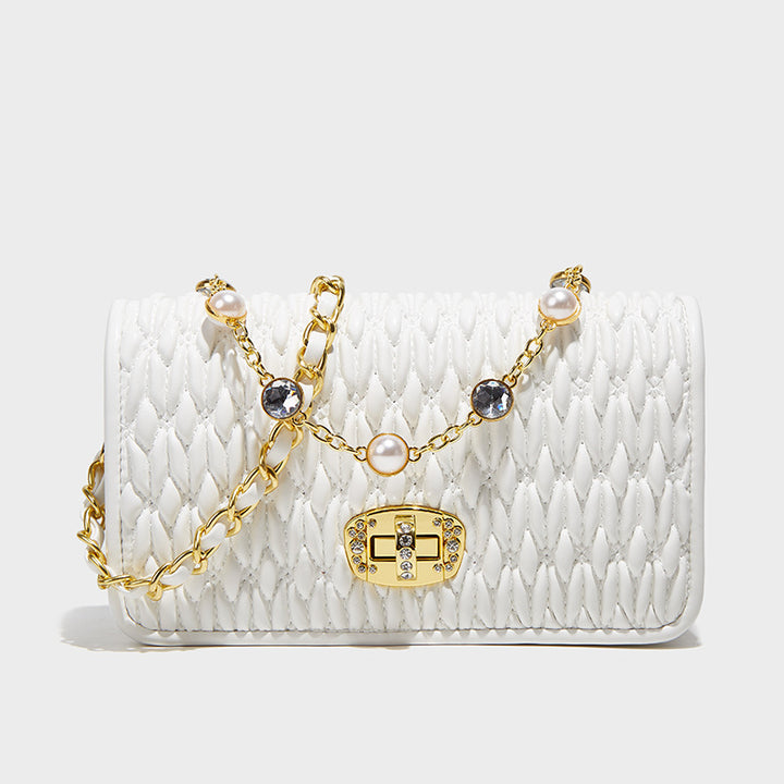 Elegant Quilted Evening Clutch Bag