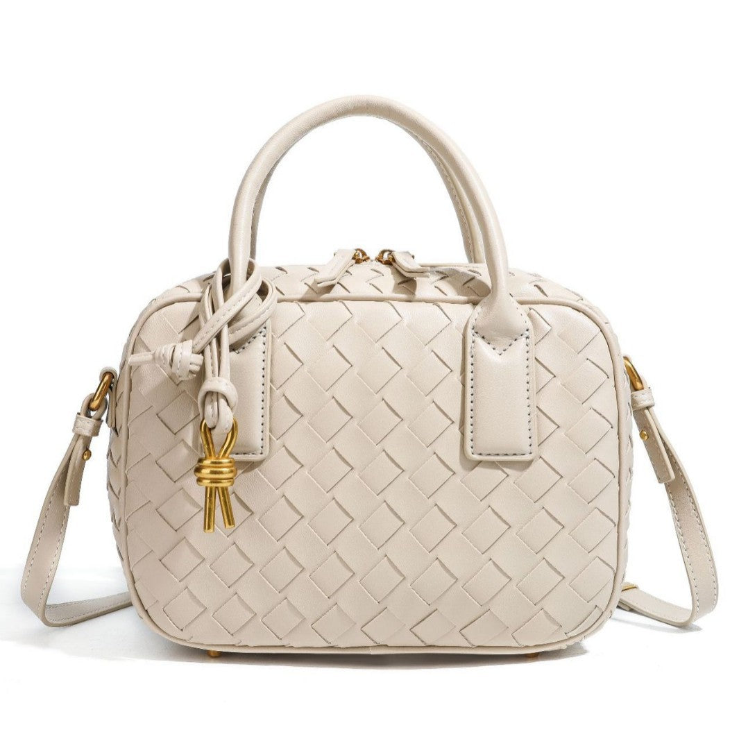 Textured Leather Boutique Handbag Kalsten