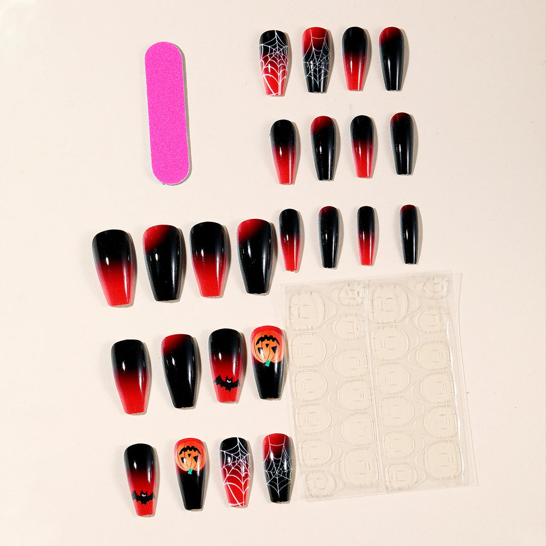 Halloween-Inspired Acrylic Nail Art Kalsten