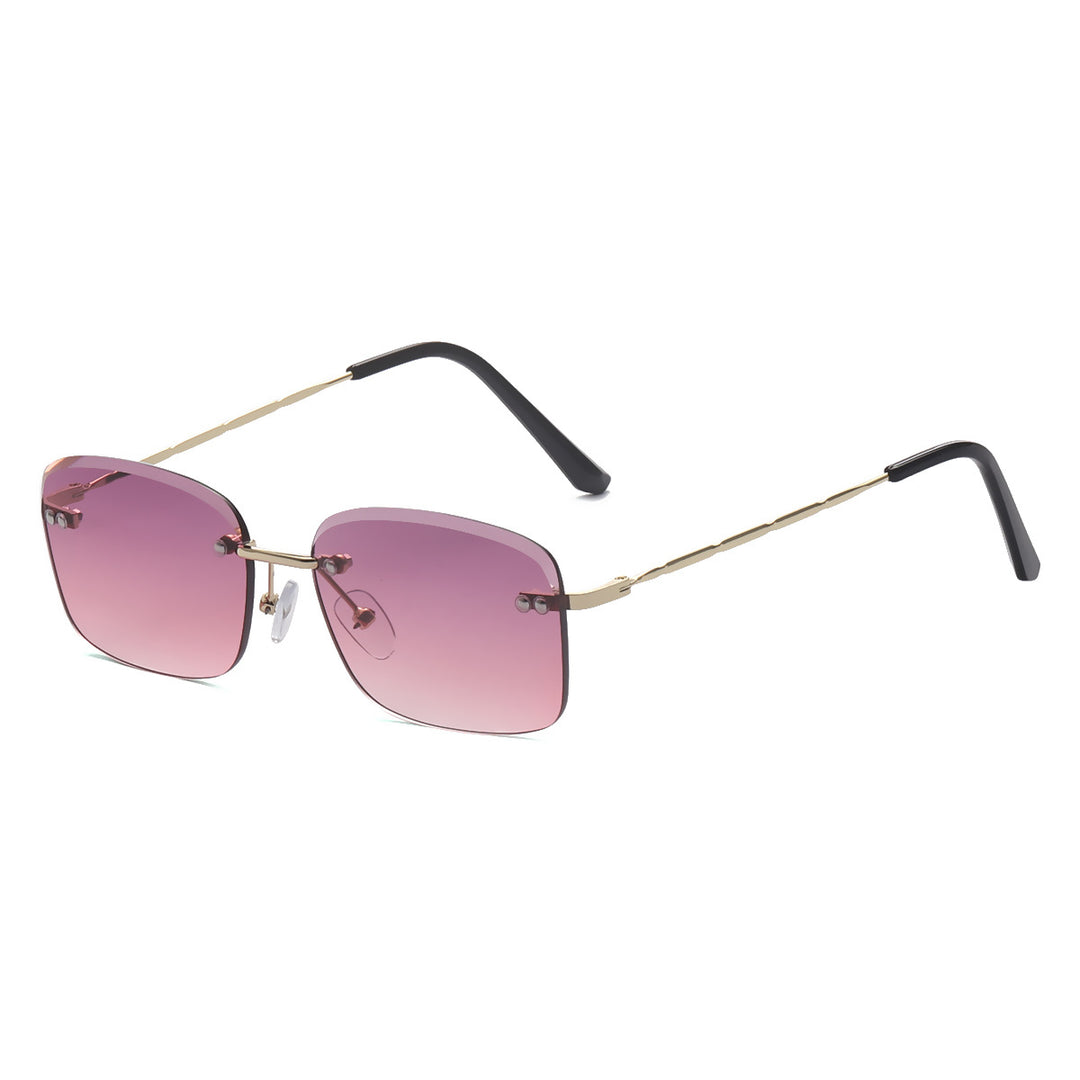 Women's square sunglasses with polarized lenses and elegant metal frame Kalsten