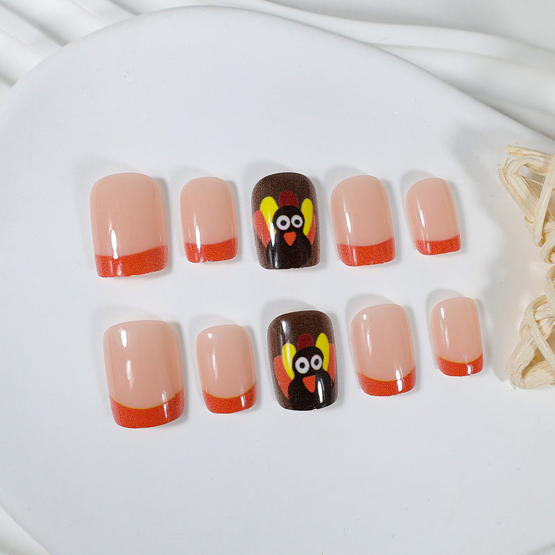 Artificial Nail Set with Festive Designs Kalsten