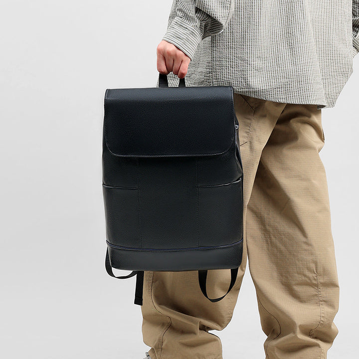 Structured Leather Backpack