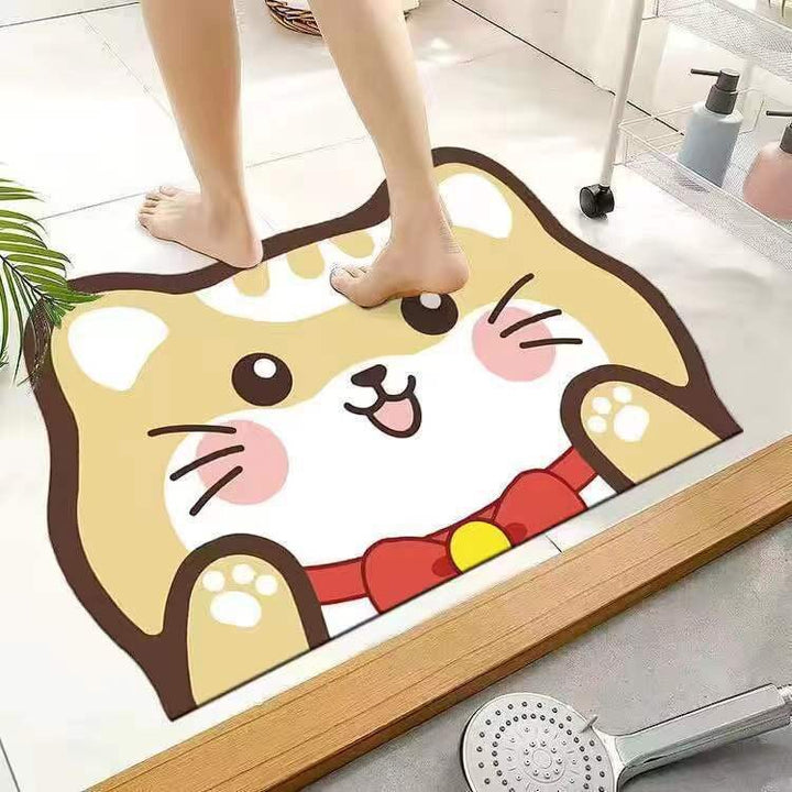 Cute Cartoon Bear Bath Mat Kalsten 1786967693