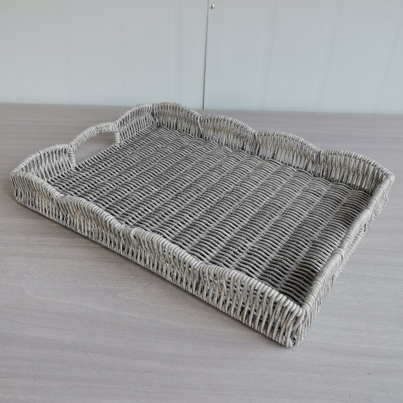 Elegant Woven Serving Tray Kalsten