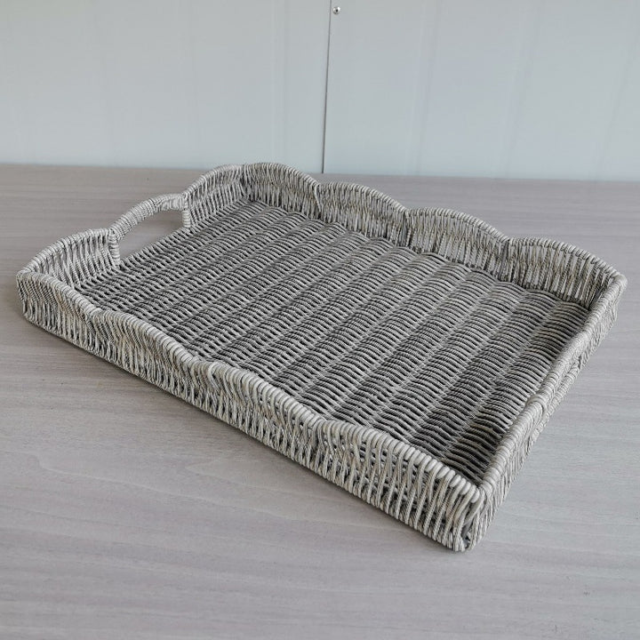 Elegant Woven Serving Tray Kalsten