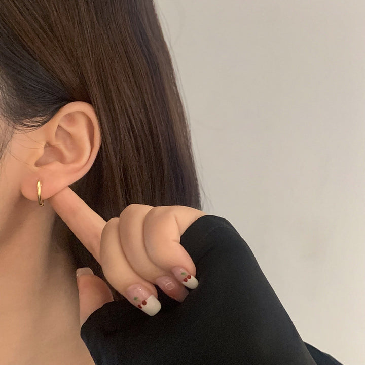 Heart-Shaped Earrings Made of Stainless Steel Kalsten