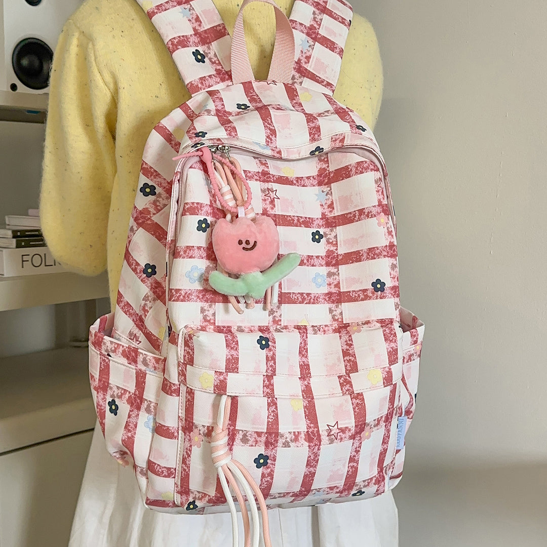 Floral Patterned Everyday Backpack Kalsten