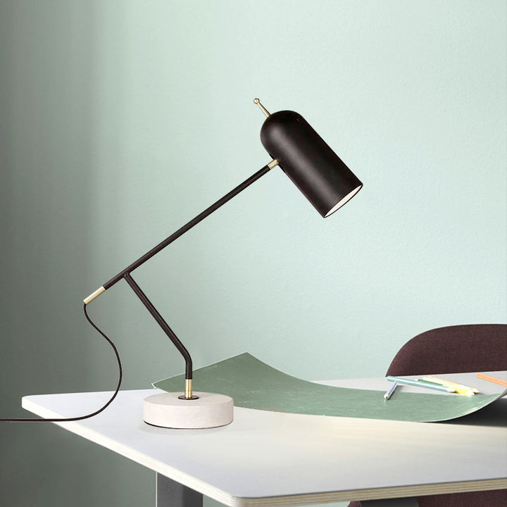 Modern Adjustable Desk Lamp with Marble Base