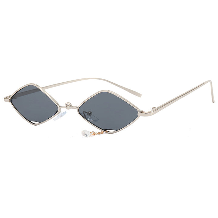 Ladies fashionable sunglasses with faceted frame Kalsten