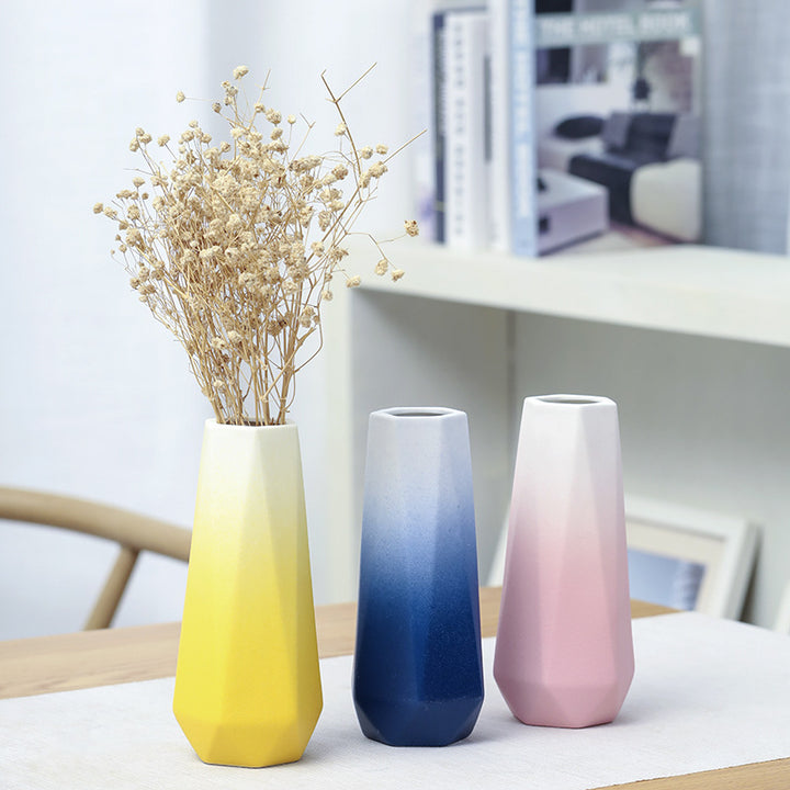 Geometric Modern Ceramic Flower Vase Kalsten