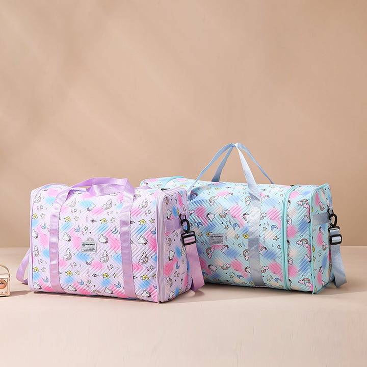 Fun Patterned Gym Duffel Bag
