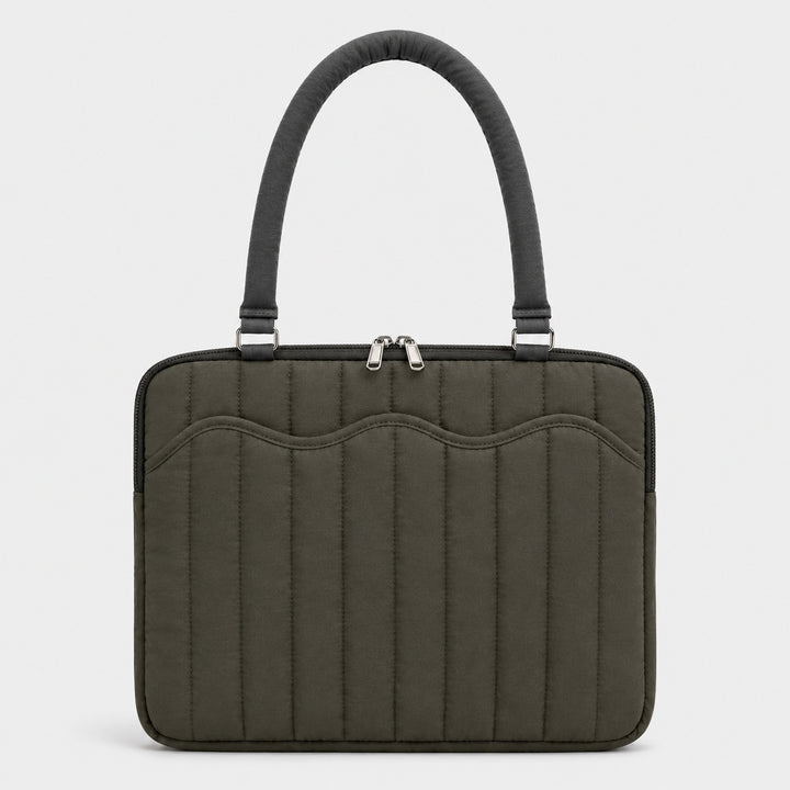 Quilted Laptop Sleeve Tote