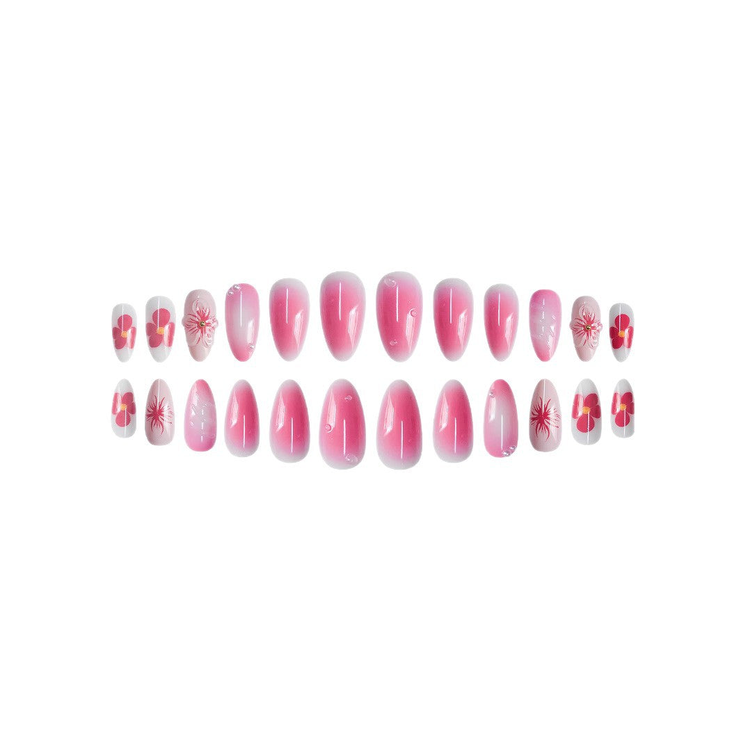 Floral Artisan Nail Enhancements Kalsten