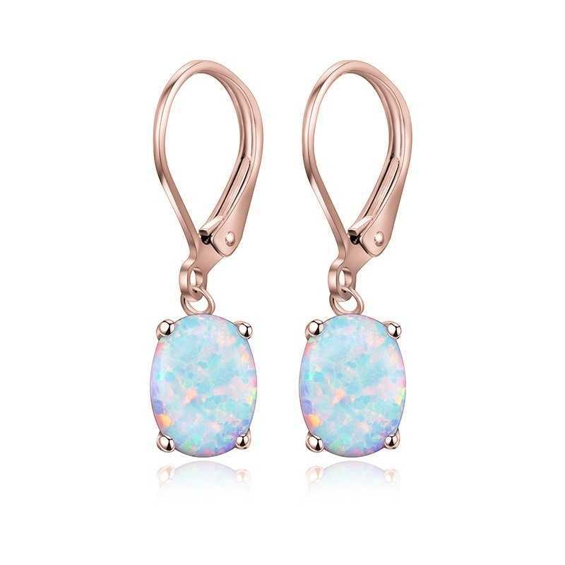 Opal-Embellished Dangle Earrings Kalsten
