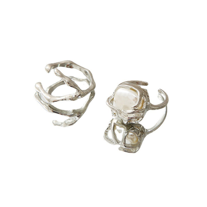 Stylish Ring with Organic Design Kalsten
