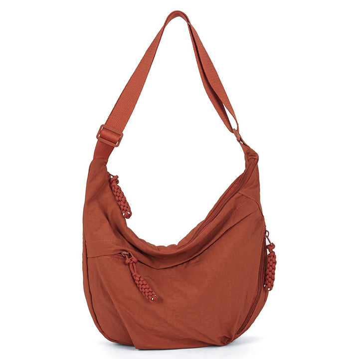Casual shoulder bag with multifunctional zip pockets Kalsten