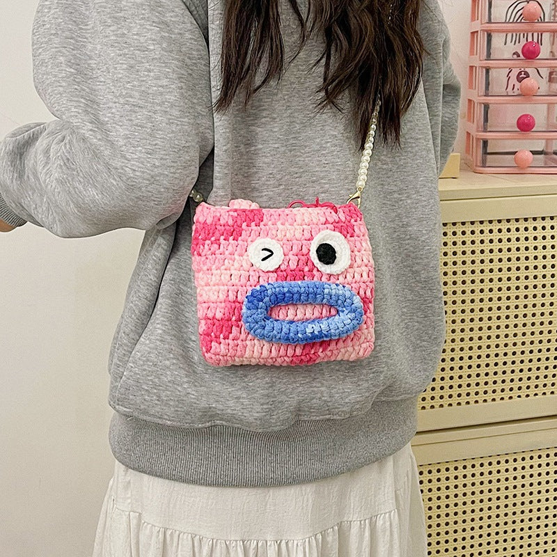 Cute Crochet Animal-Themed Handbag