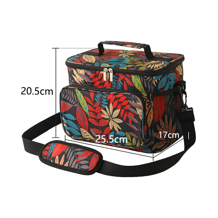 Women Insulated Cooler Bag with Practical Carrying Strap Kalsten