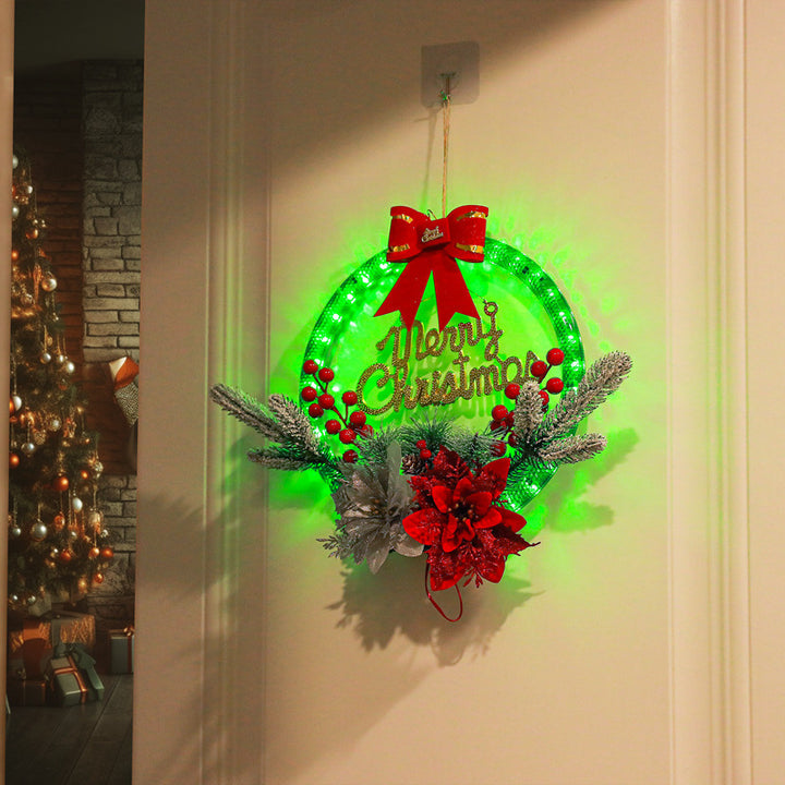 Illuminated Christmas Wreath Kalsten