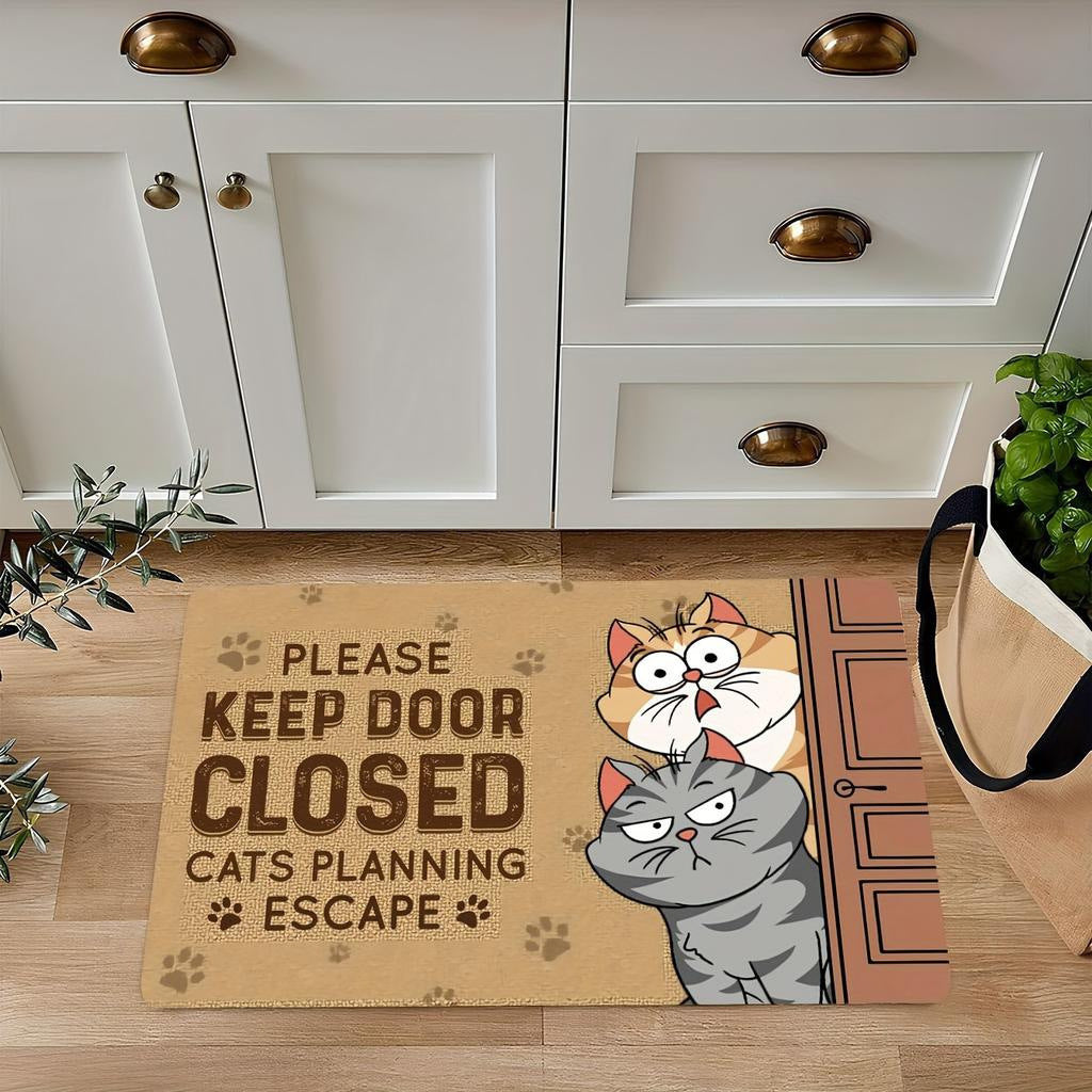 Artistic Cat Decorative Mat