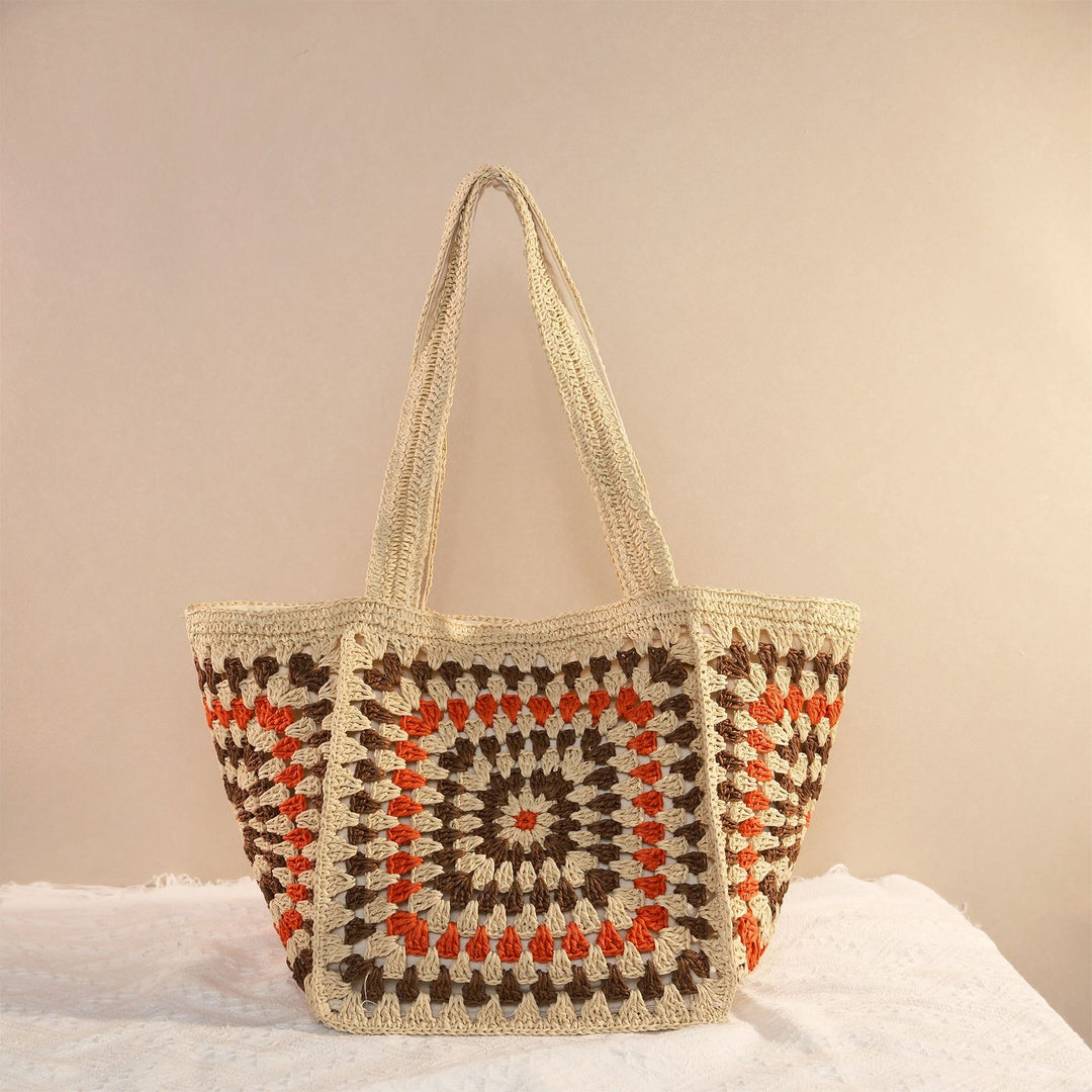 Hand-knotted cotton tote bag Kalsten