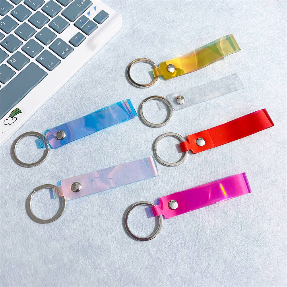 Colorful Iridescent Acrylic Keychain kalsten