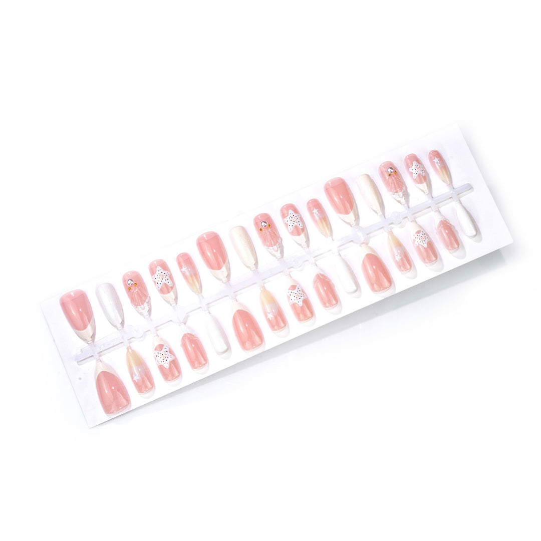 Premium Decorative Press-On Nail Art Set