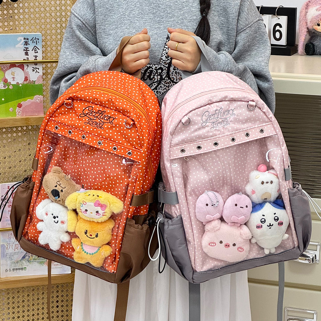 Stylish Polka Dot Character Bag Kalsten