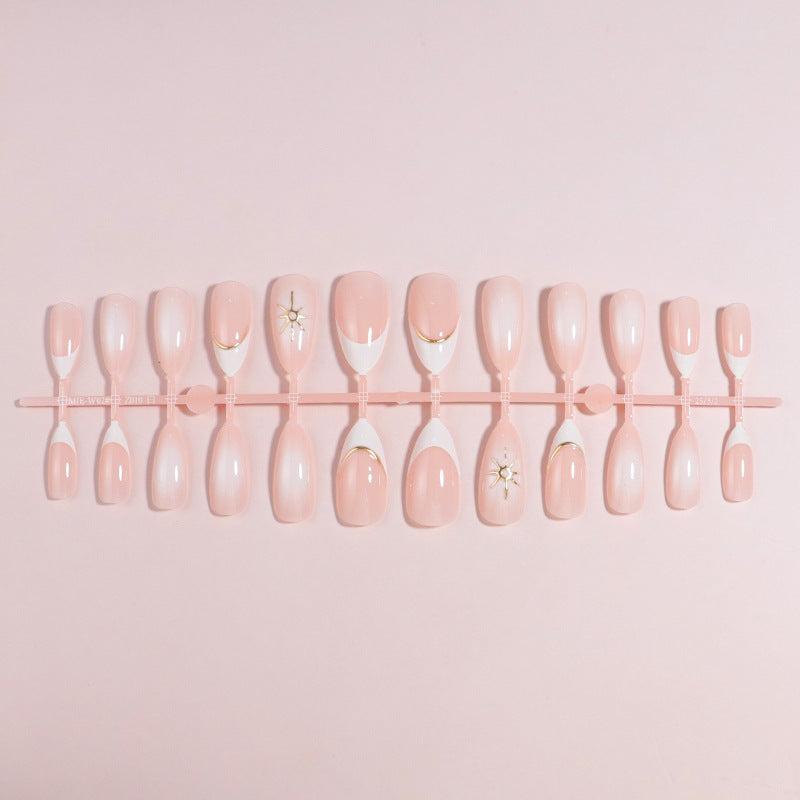 Premium Press-On Nail Set with Decorative Accents Kalsten