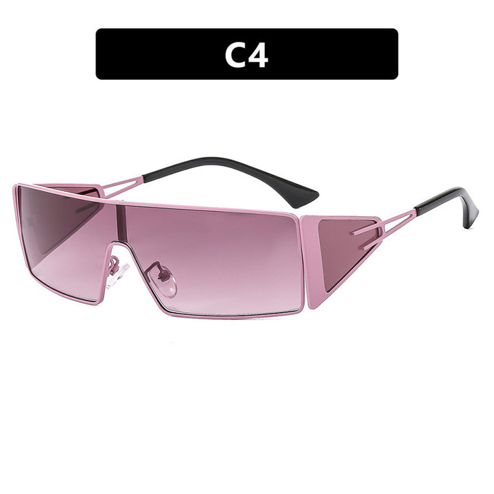 Women geometric sunglasses with futuristic design and durable frame Kalsten