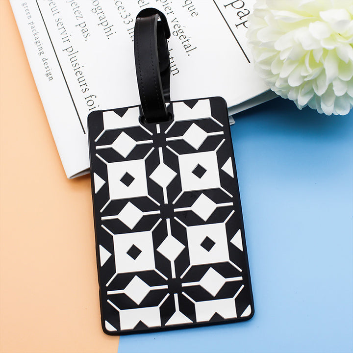 Women's Luggage Tag in Modern Geometric Design Kalsten