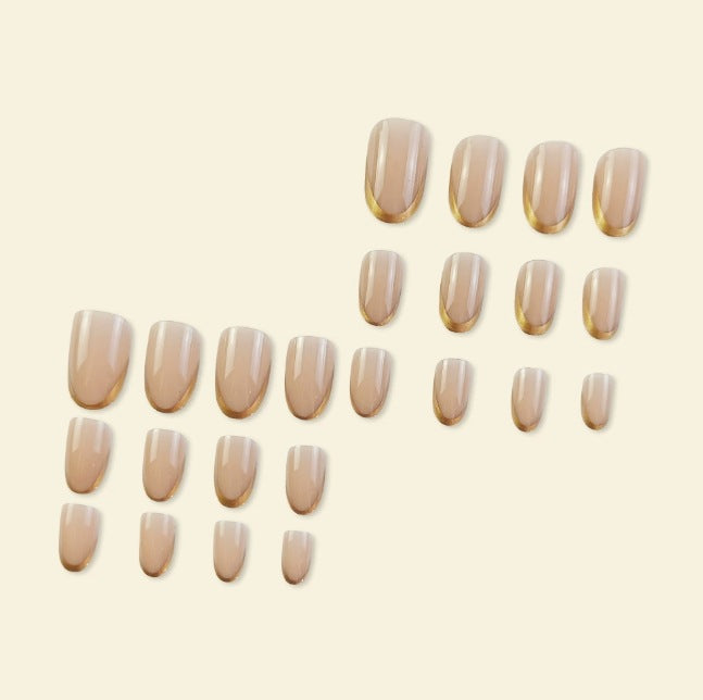 Elegant French Tip Nail Art Set Kalsten