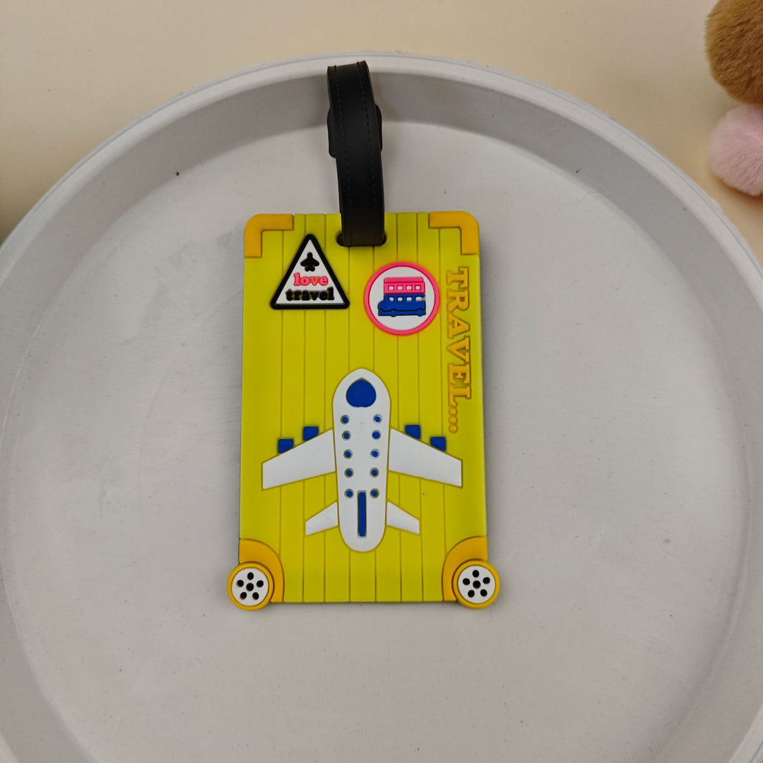 Unisex Luggage Tag in Fun Airplane Design Kalsten
