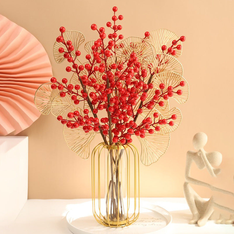 Festive Decorative Berry Branch