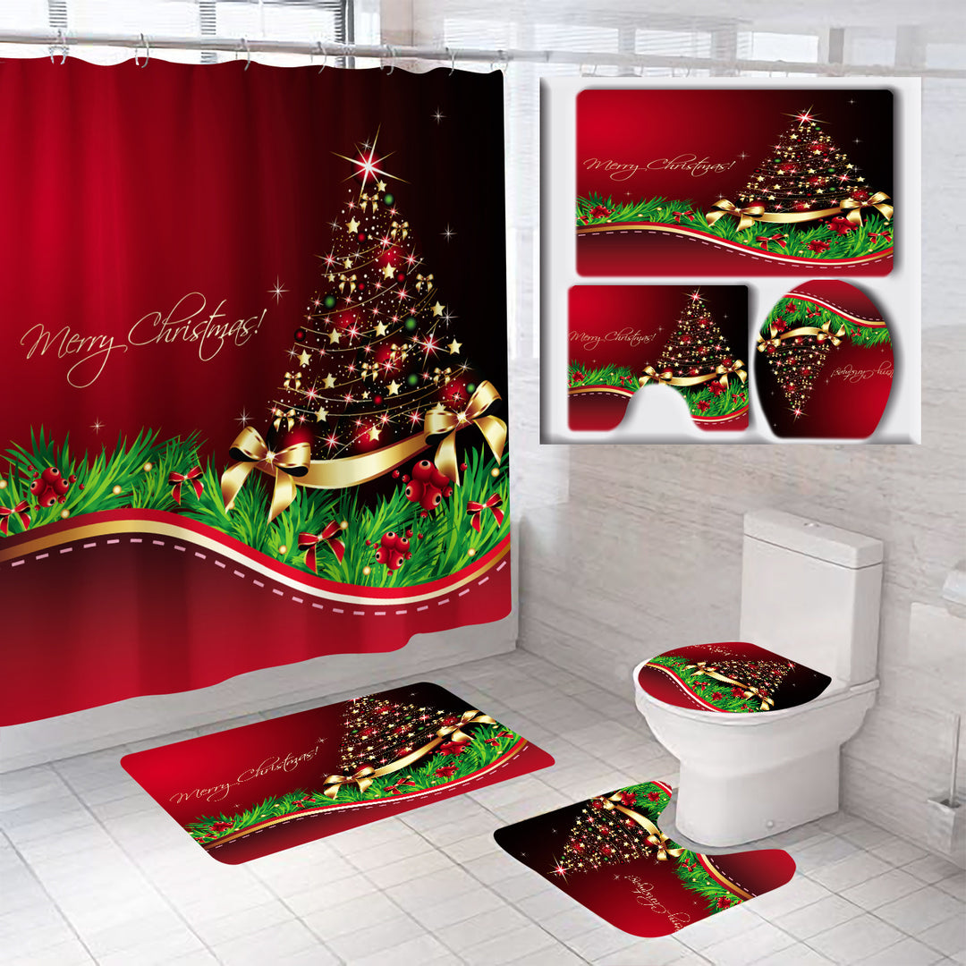 Christmas Themed Bathroom Set Kalsten