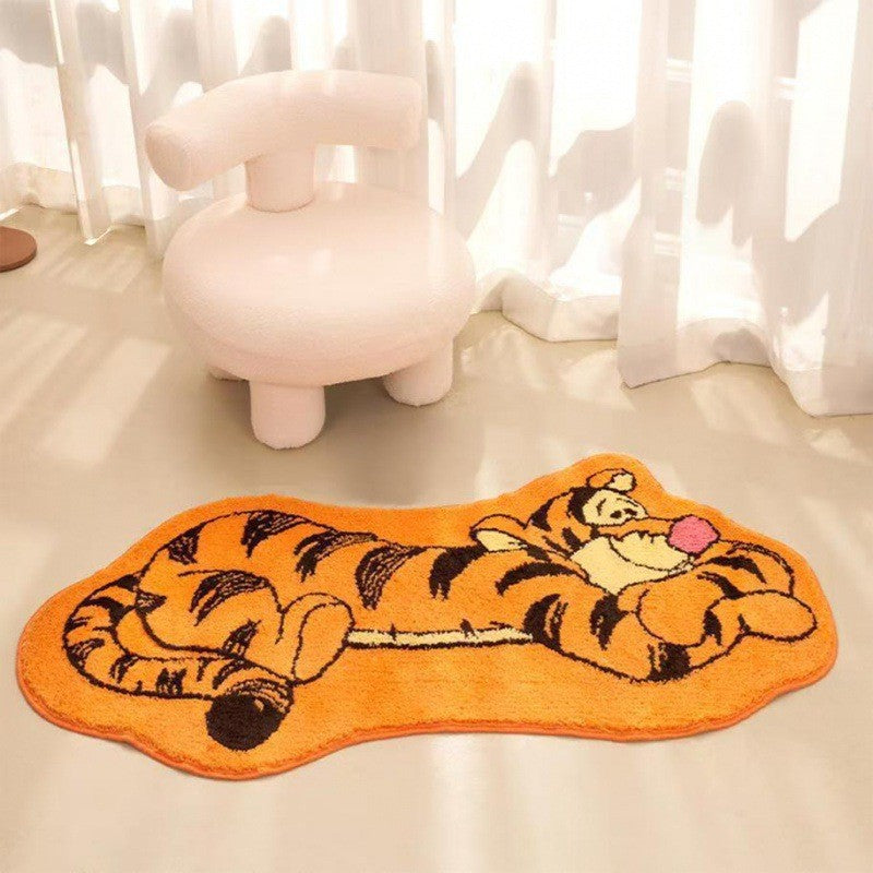 Cartoon Character Plush Area Rug for Home