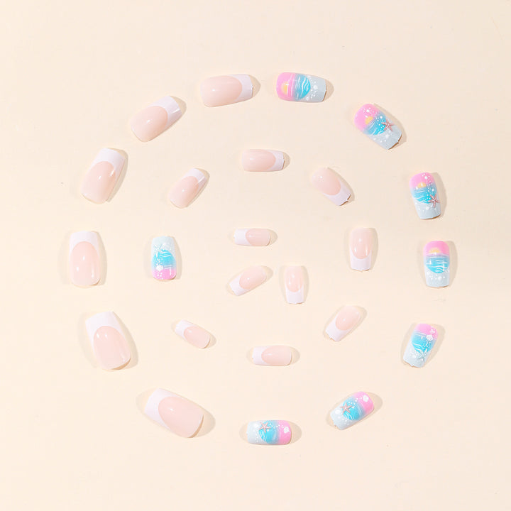 Coastal-Inspired Nail Art Set Kalsten
