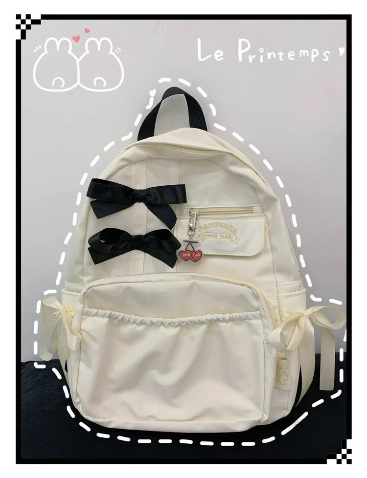 Cute Bow-Detail Backpack Kalsten