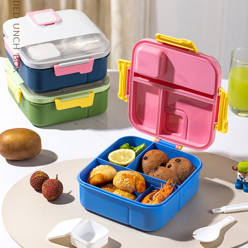 Multi-Sectional Portable Food Storage Box
